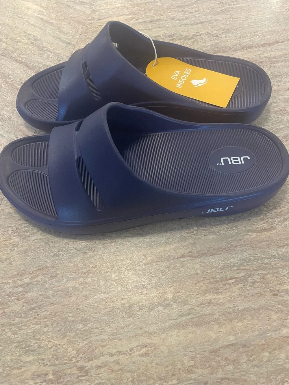 JBU  Dover model Navy Dual-Strap Slide Sandals New women's size 11